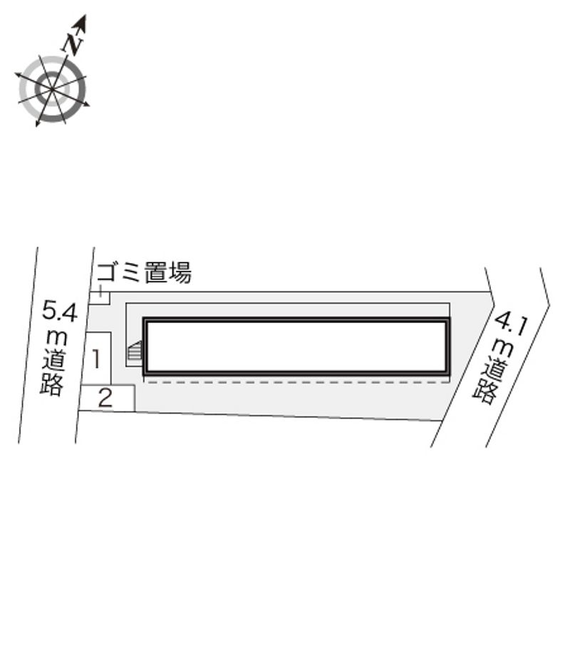 レオパレス千寿 配置図