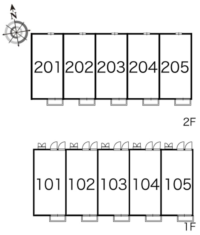 レオパレス未来 間取配置図