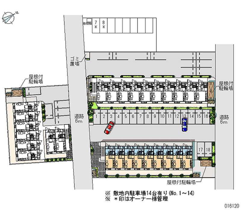 16120 Monthly parking lot