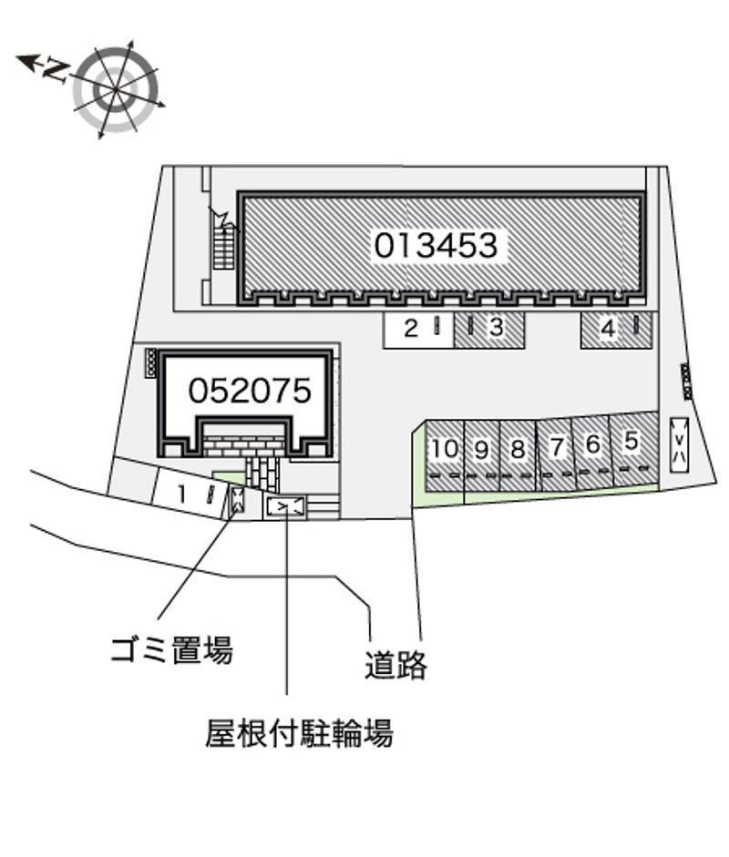 レオパレスペイサージュ 配置図
