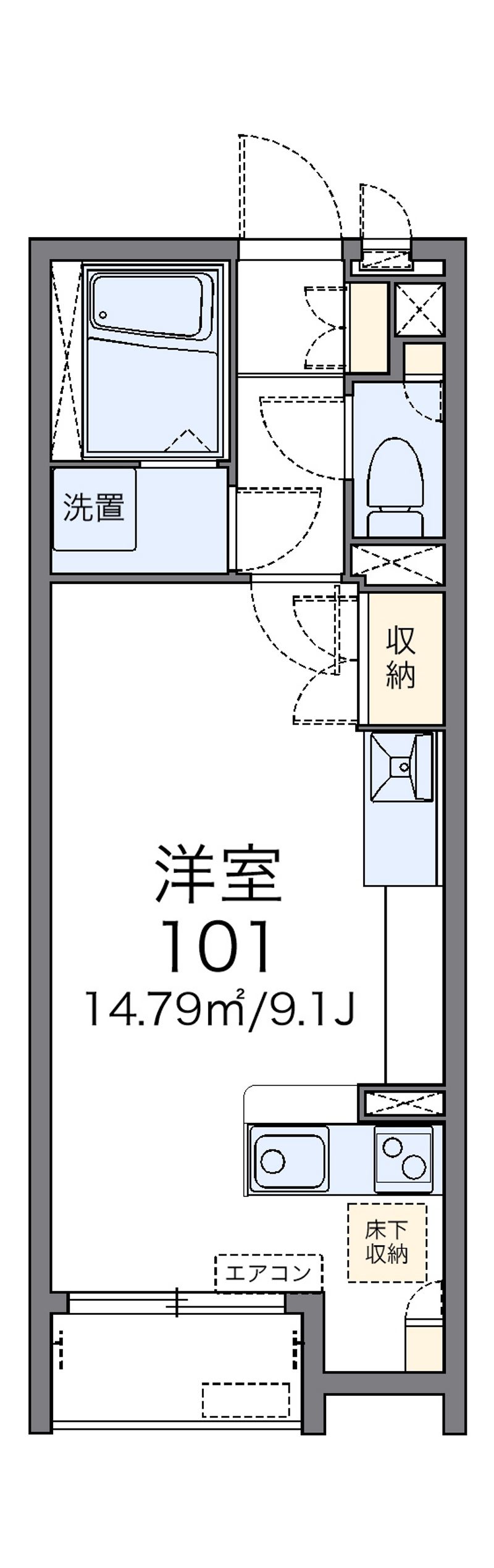 レオネクスト飛鳥 間取図