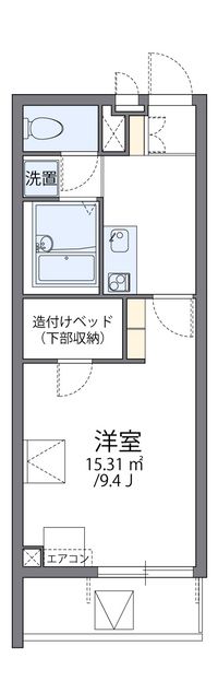 レオパレス宇都宮南 間取り図