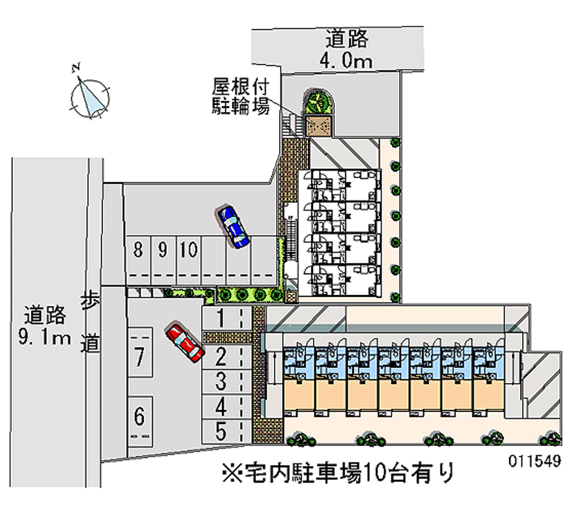 レオパレスル・カノン 月極駐車場