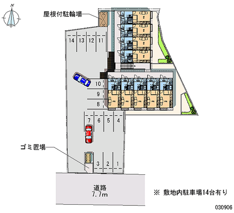 30906 Monthly parking lot