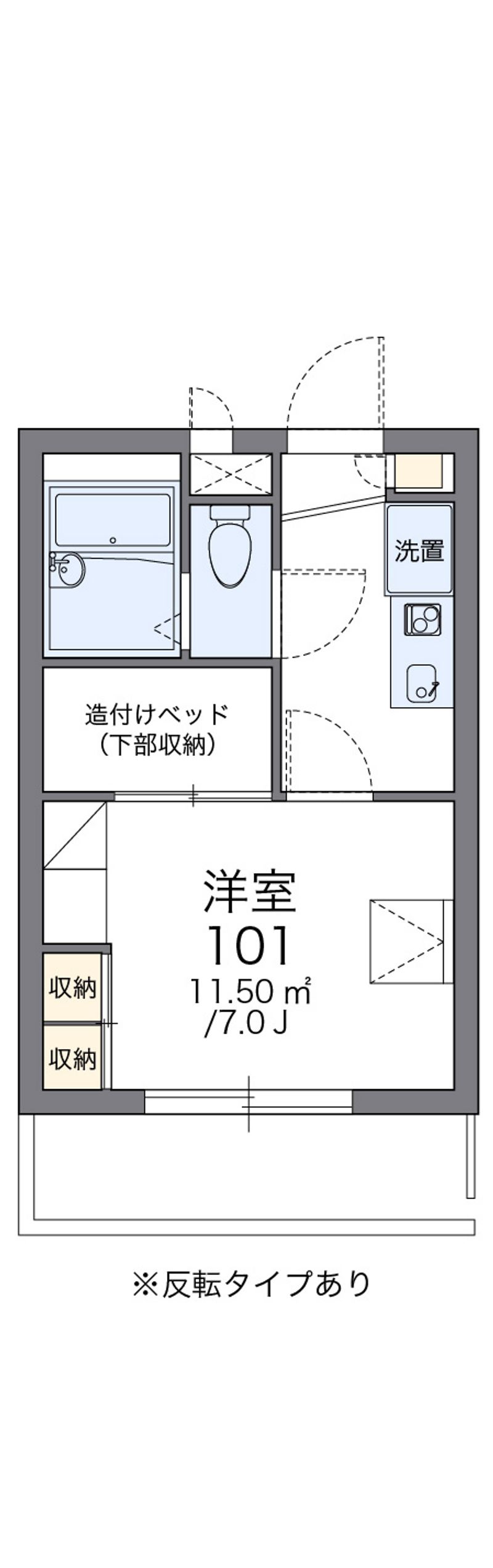 レオパレスＭＡＲＵＫＩＴＡⅢ 間取図