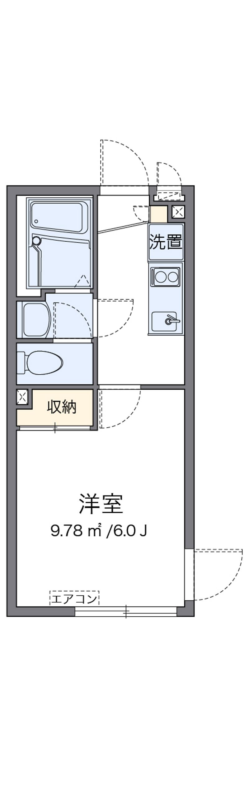 クレイノラメールエムズ 間取図