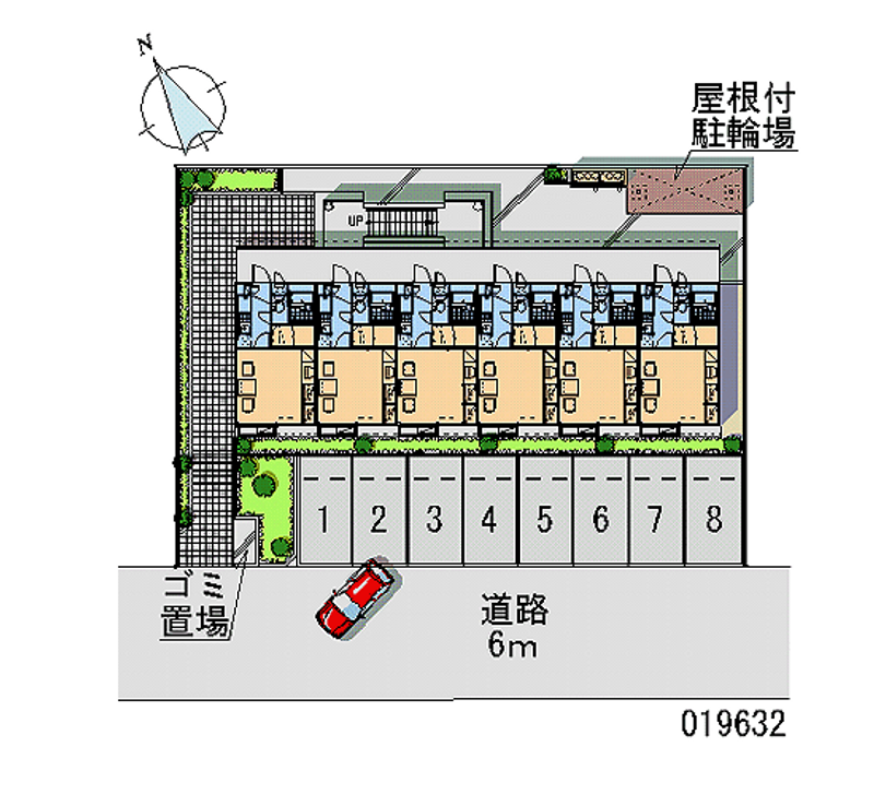 レオパレスティーズハウスⅡ 月極駐車場