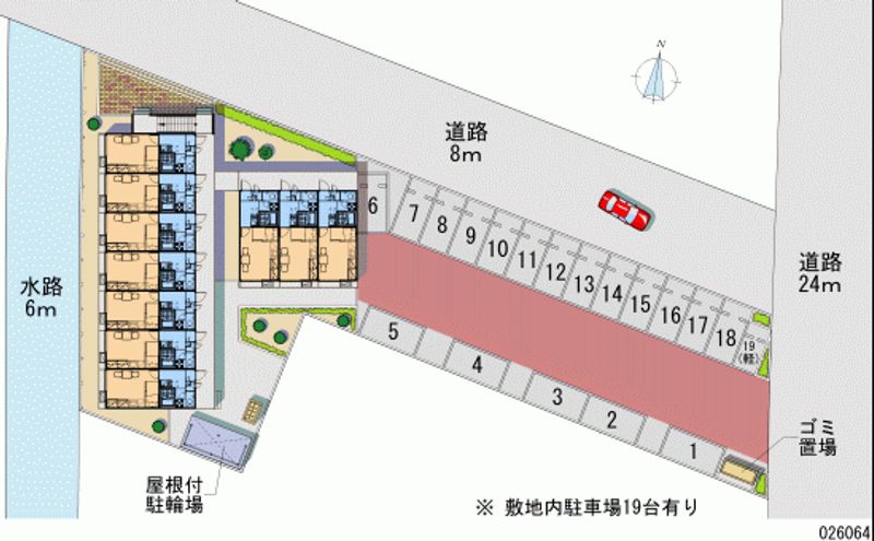 レオパレス未来 月極駐車場