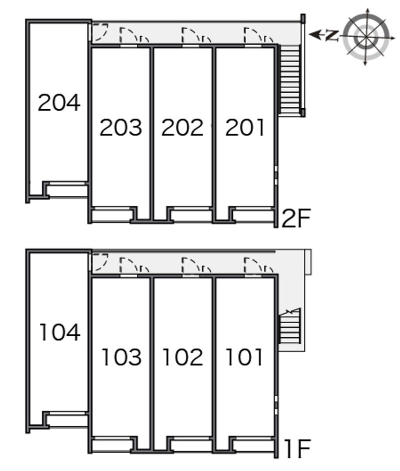 クレイノＫｉｍａｔａⅢ 間取配置図