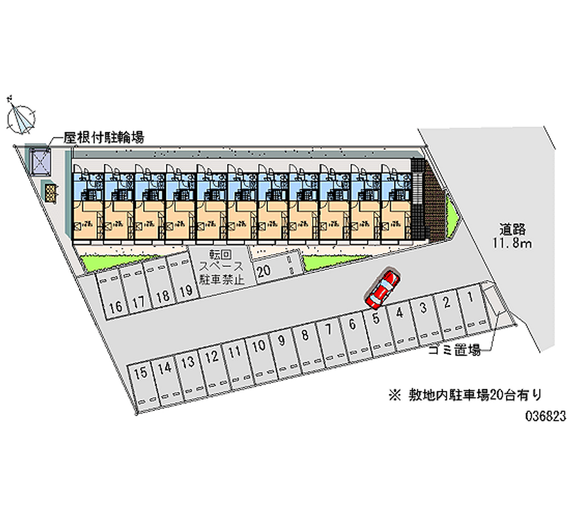 36823月租停車場