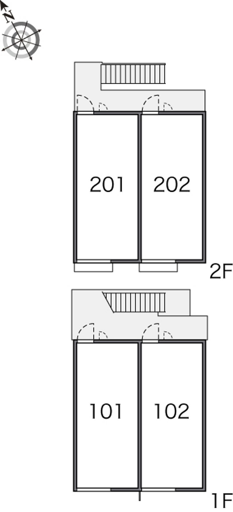 レオパレス瑞喜 間取配置図