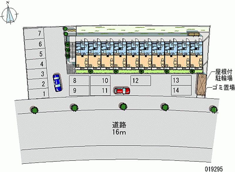 19295 Monthly parking lot