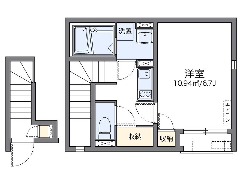 レオネクストＨ　Ｍ 間取り