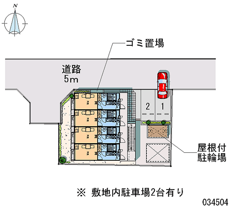 レオパレスフローライト 区画図