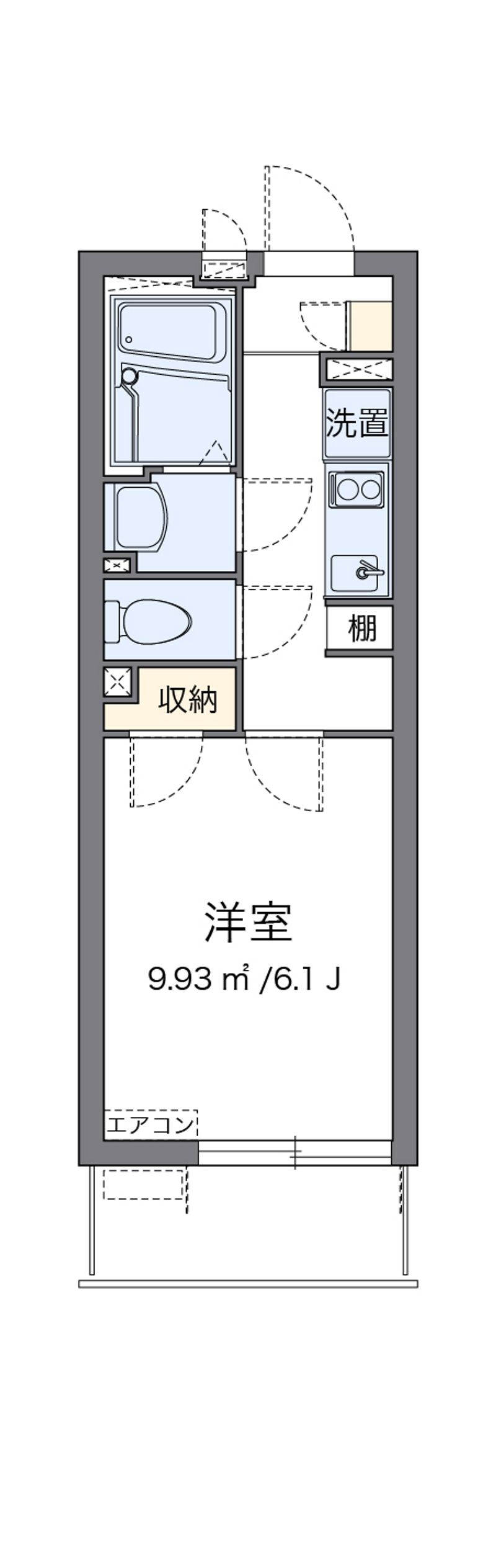 クレイノスペランツァⅡ号館 間取図