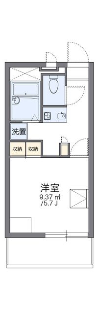 レオパレスバーゼル 間取り図