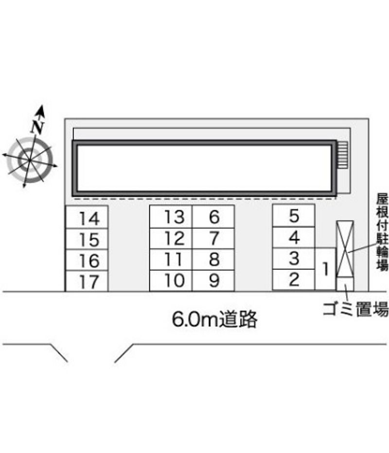 レオパレスＡＲＴＨＯＬＩＣ 駐車場