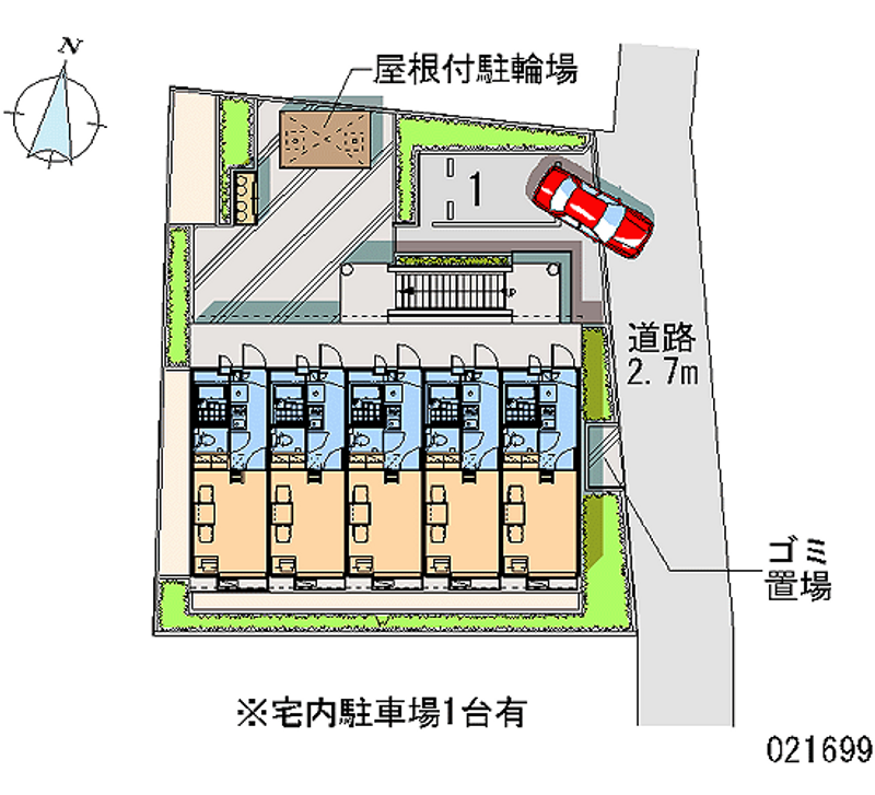 レオパレスＳＡＫＵＲＡ 区画図