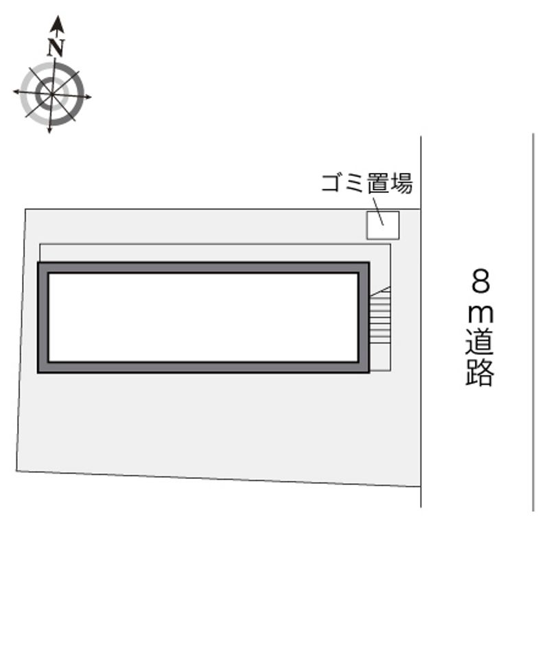 レオパレスサニーハイツ 配置図