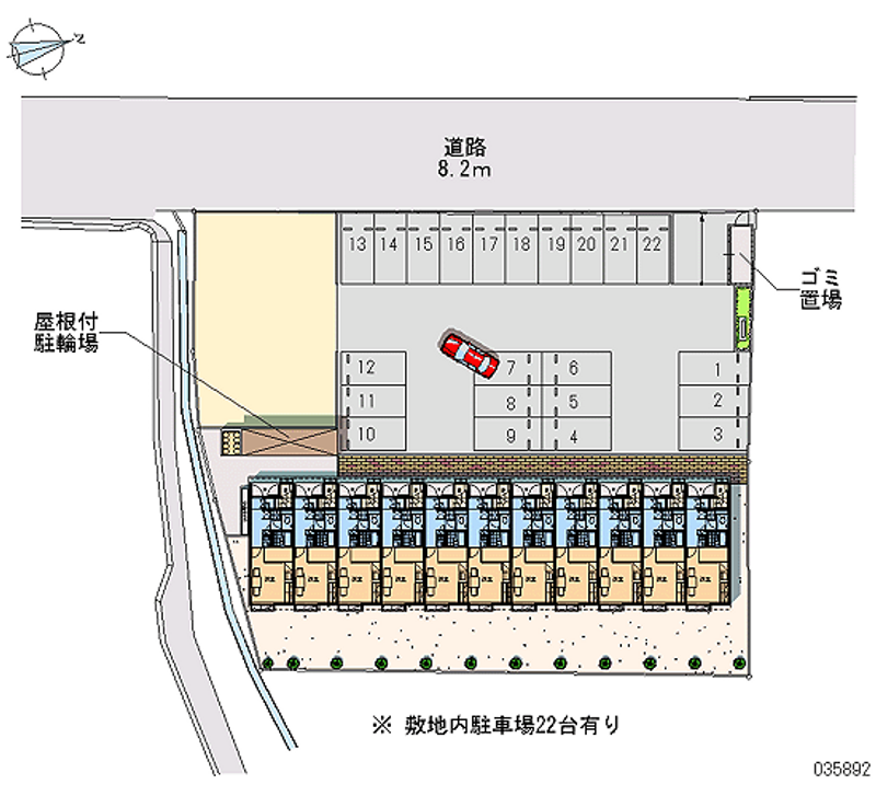 レオパレスＧｅｎｉｕｓ　Ｕ１ 月極駐車場