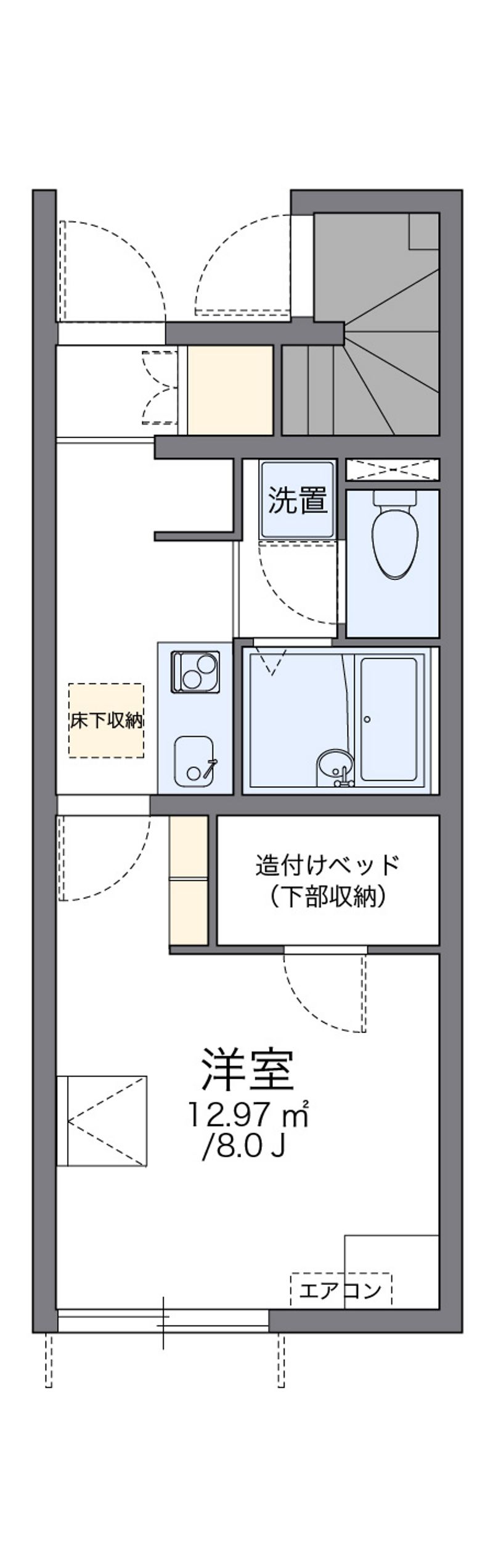 レオネクストＷＡＫＡＴＵＫＩⅡ 間取図