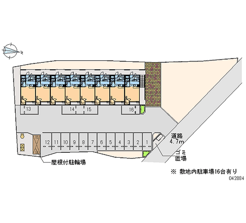 42884月租停车场