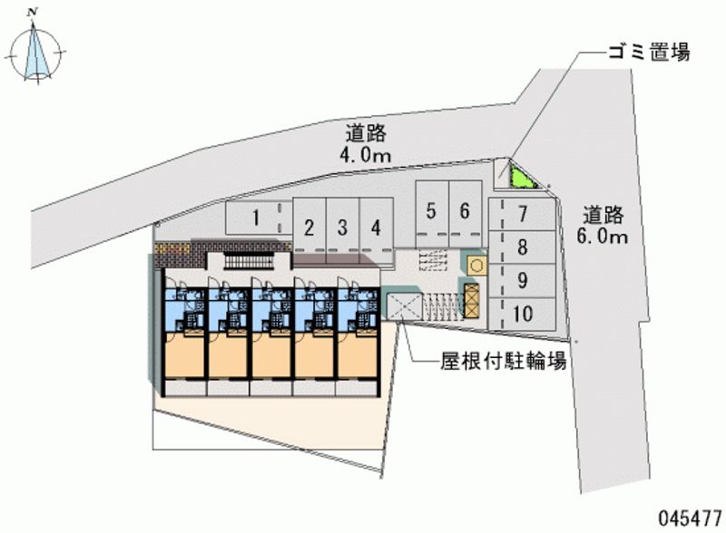 レオパレスＬＵ　ＳＨＩＮＡ 区画図