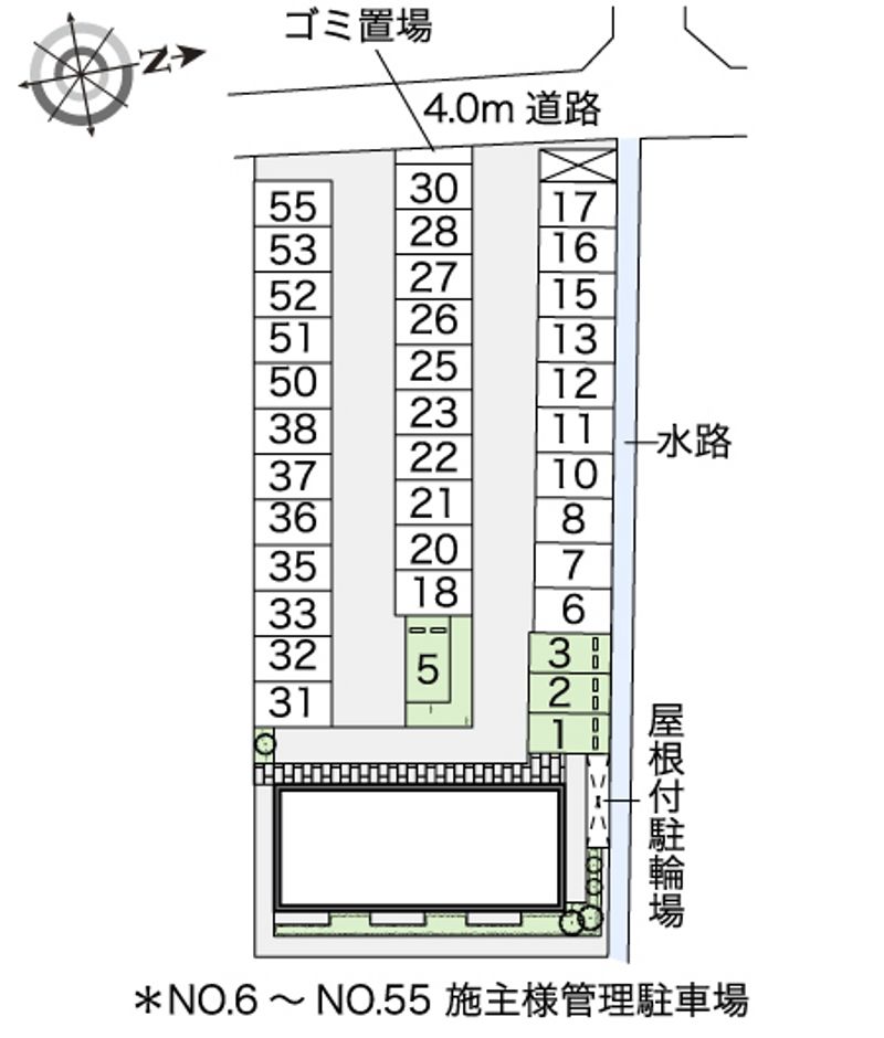 レオネクスト上之島 駐車場