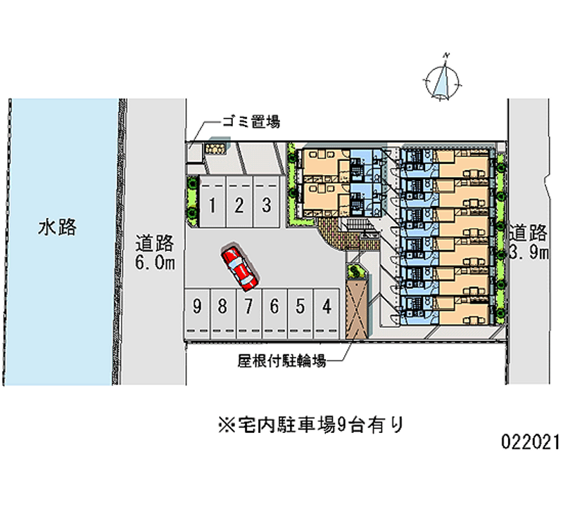 レオパレス紺屋町 月極駐車場