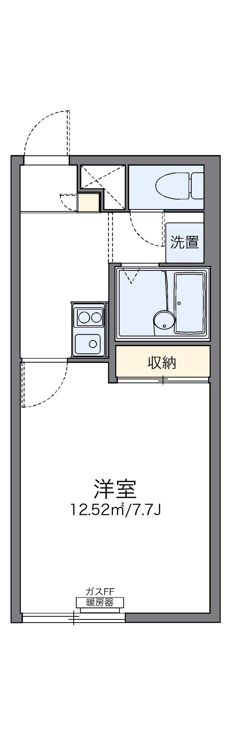 レオパレスカルモ 間取図