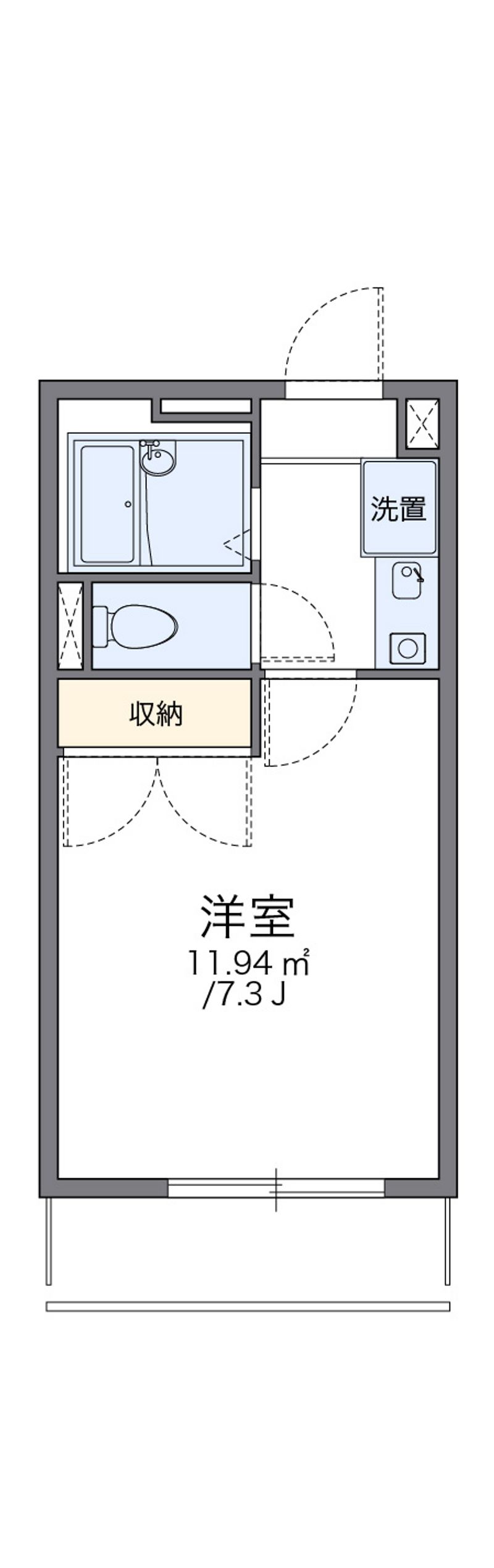 レオパレス葵第１ 間取図