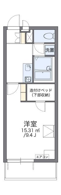 レオパレス美行 間取り図