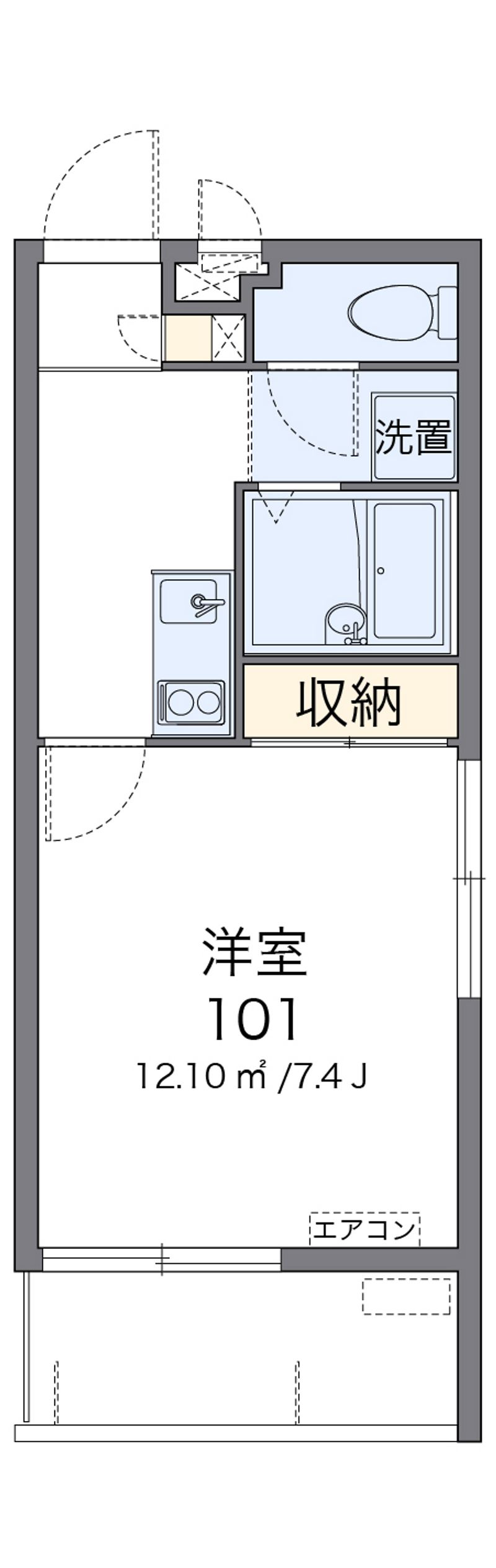 クレイノアセントグリーン小禄 間取図