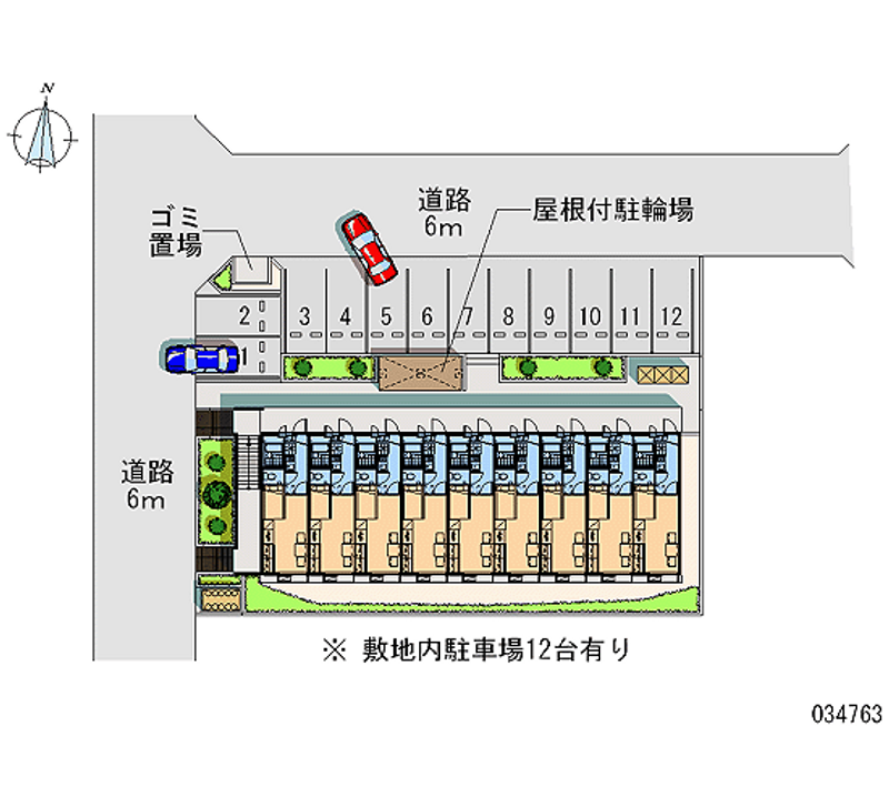 レオパレス浄水 月極駐車場