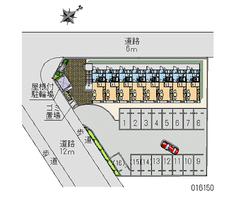 レオパレス２００１ 月極駐車場