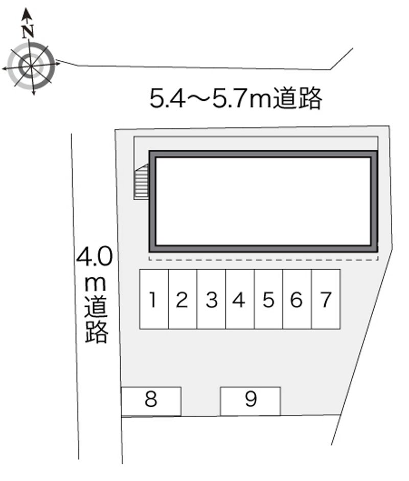 レオパレスレインボー 配置図