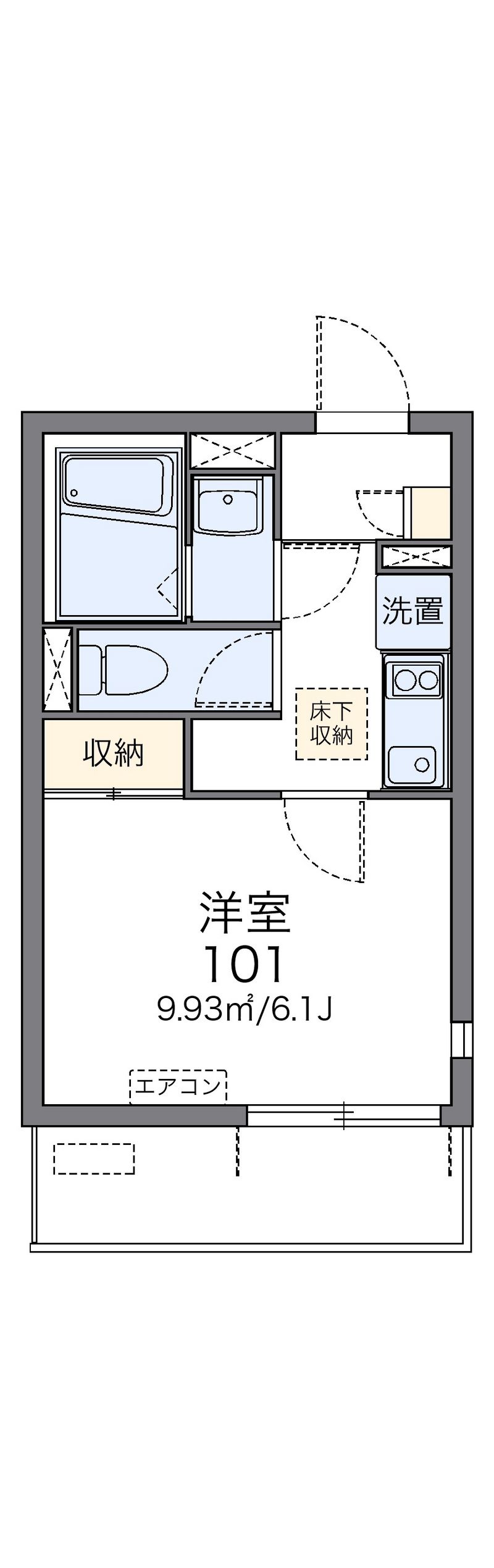 レオネクストＭ＆Ｈ　Ⅱ 間取図