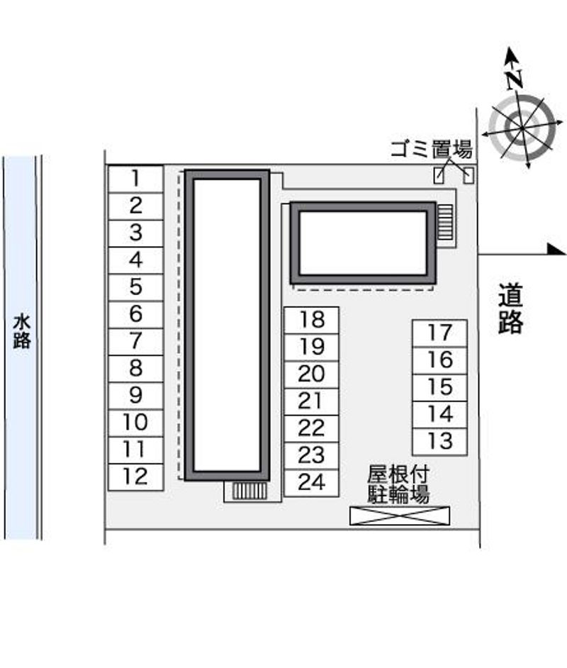 レオパレスドリーム 配置図