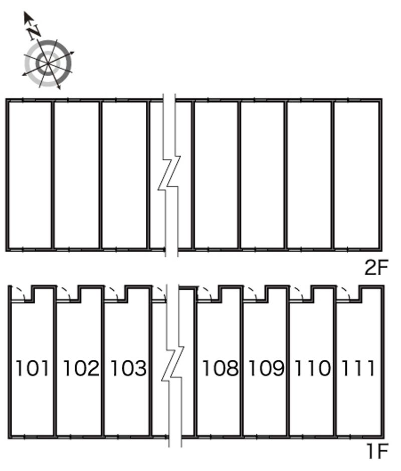 レオネクストＳＵＮ 間取配置図