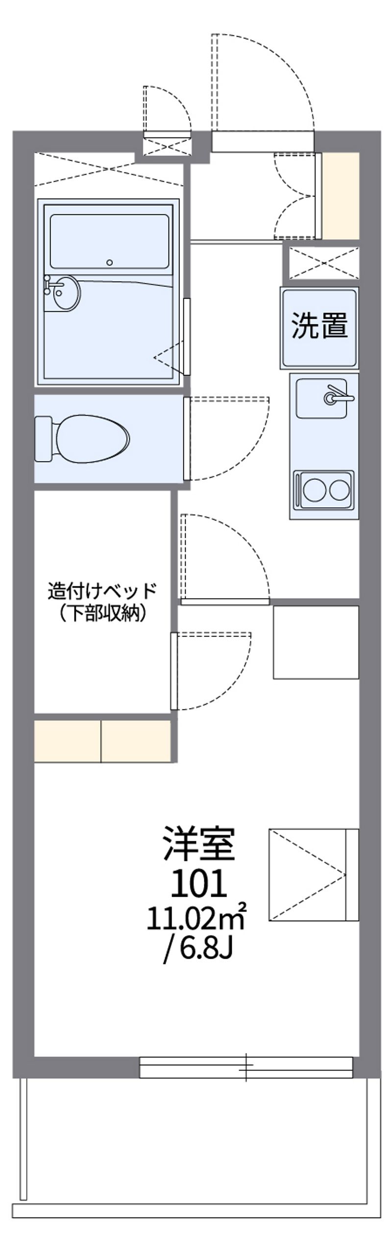 レオパレスＧｒａｃｅ 間取図