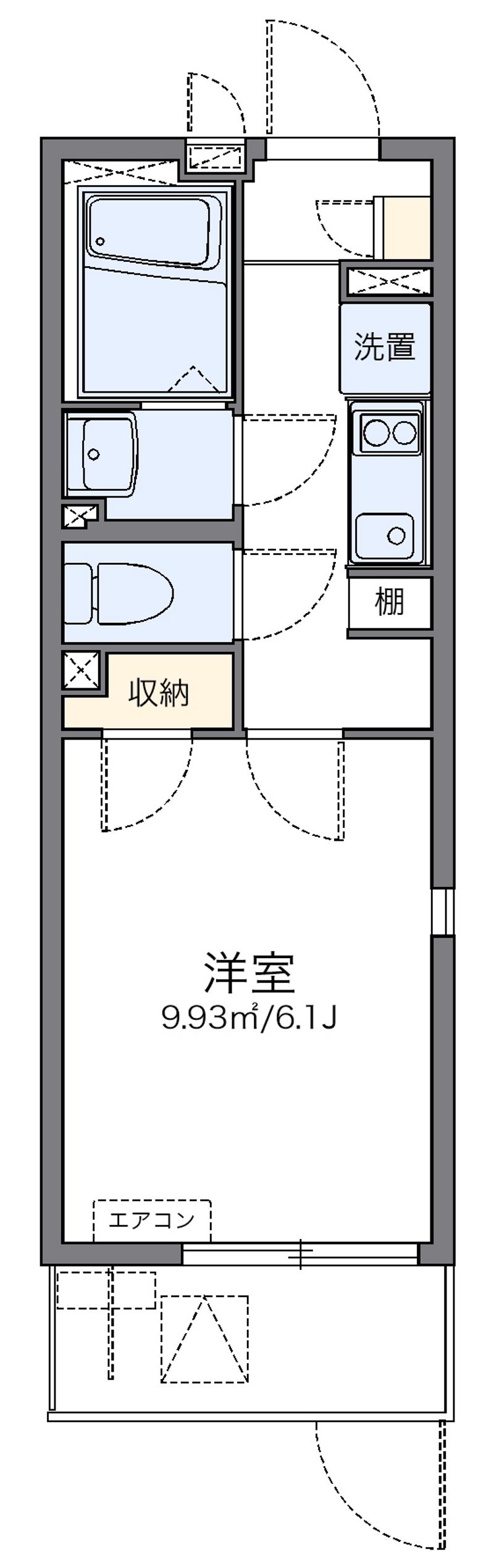 レオネクスト豊中岡町 間取図