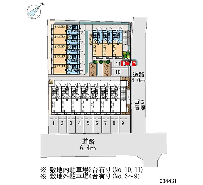 レオパレス神屋Ⅰ 月極駐車場