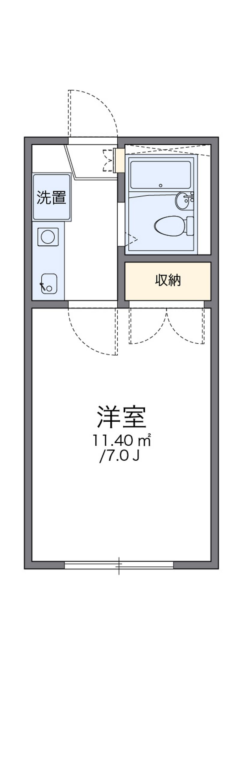 レオパレス松田 間取図