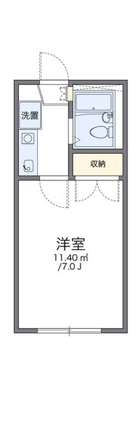 レオパレス松田 間取り図