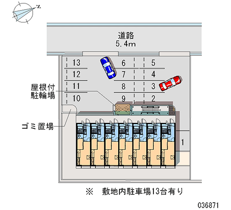 36871 Monthly parking lot