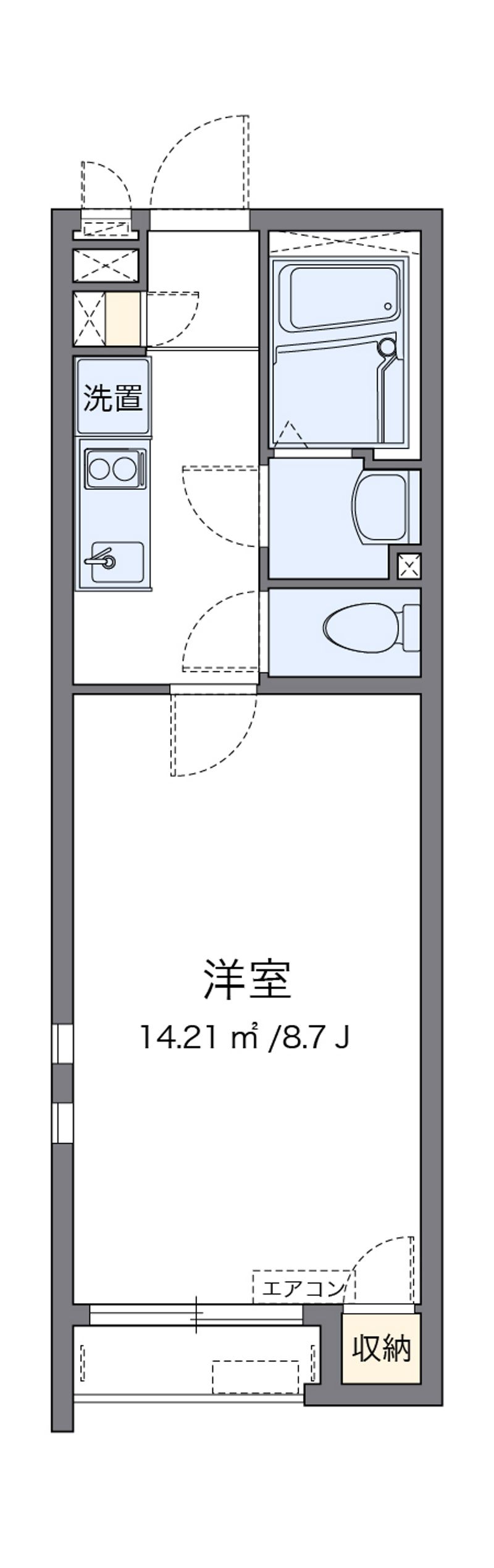 クレイノ桜 間取り