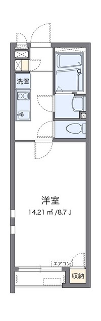 クレイノ桜 間取り図