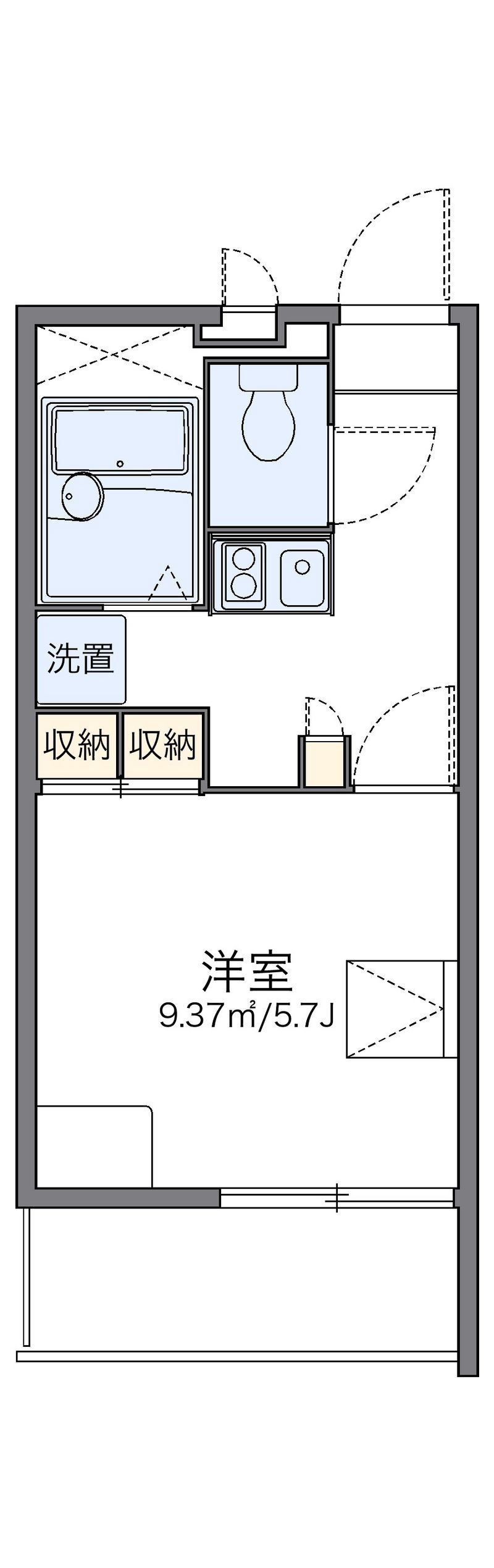 レオパレスエレガンスＫ 間取図