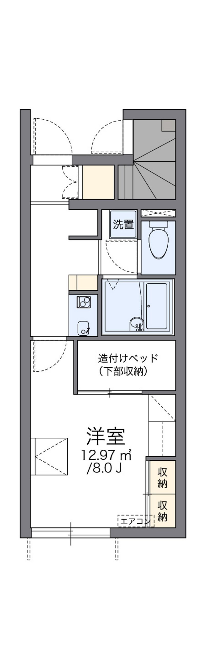 レオパレスそまぎ 間取図