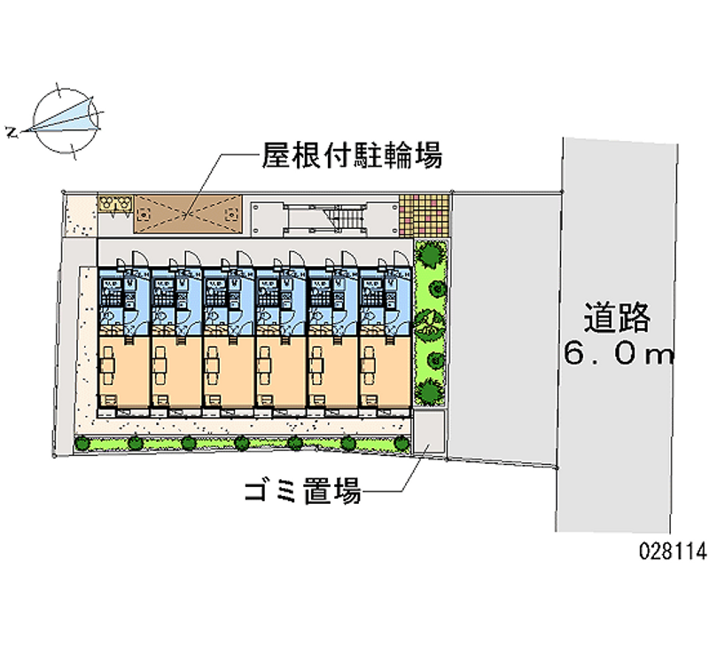 レオパレスＪＨＫ 区画図